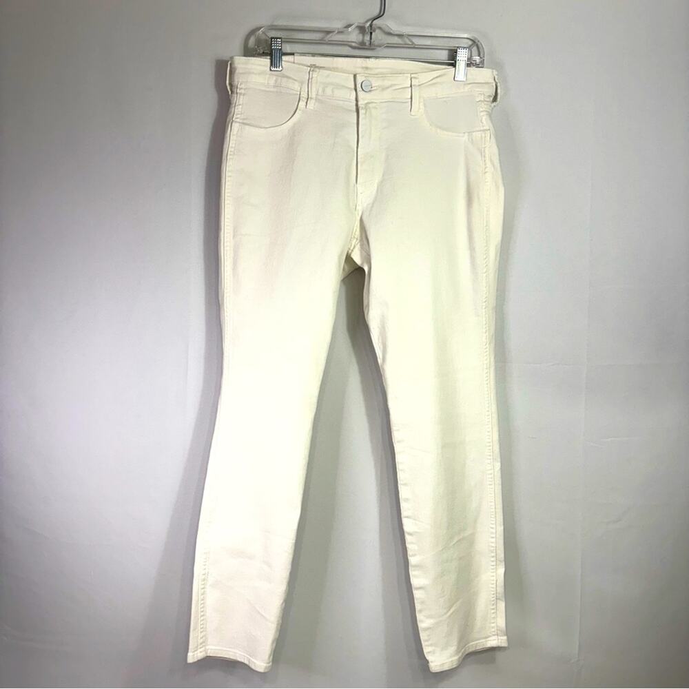 NWT H&M Women's White Skinny Jeans Size 33 TT0889